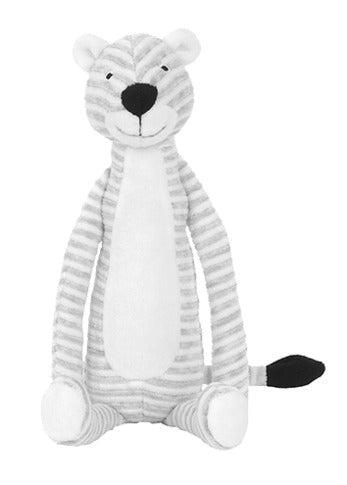 Panther Polo no. 1 plush toy by Happy Horse, featuring a soft striped design, perfect for cuddling and imaginative play.