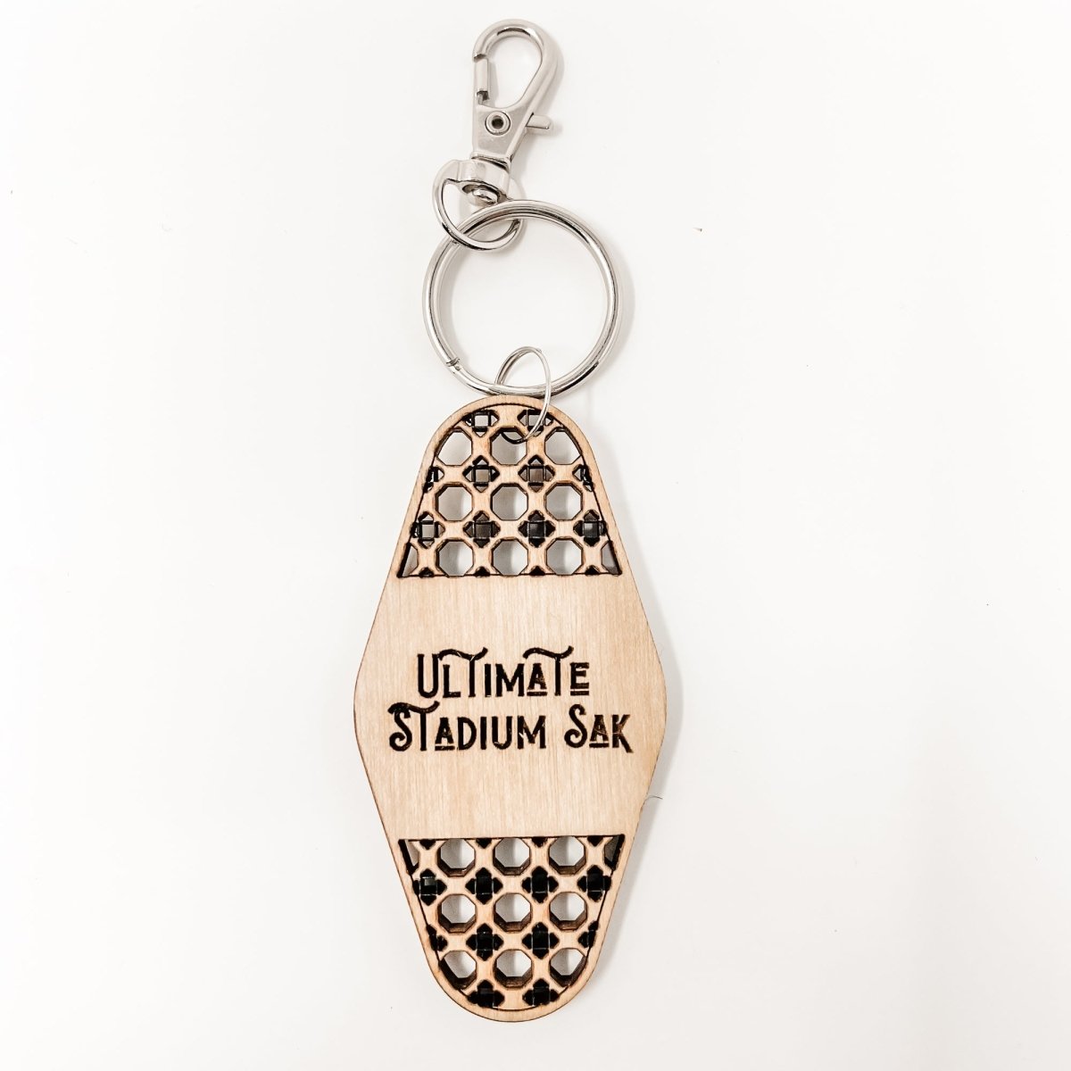 Personalized Business Rattan Keychain with QR Code and suede tassel in various colors, showcasing its elegant design and functionality.