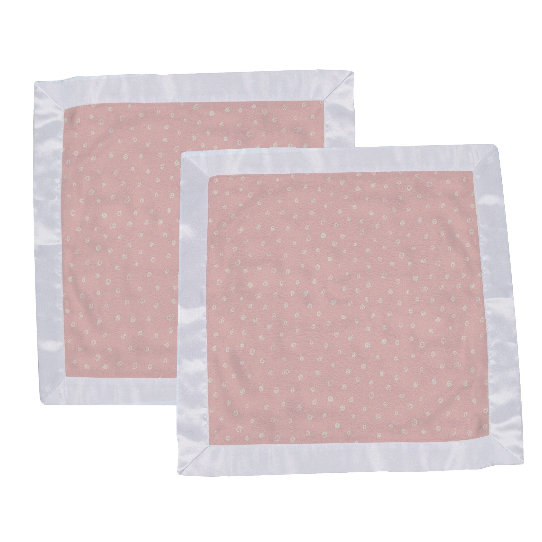 Pink Pearl Polka Dot Newcastle Blankie made from soft bamboo muslin, featuring a charming polka dot design, perfect for babies and toddlers.