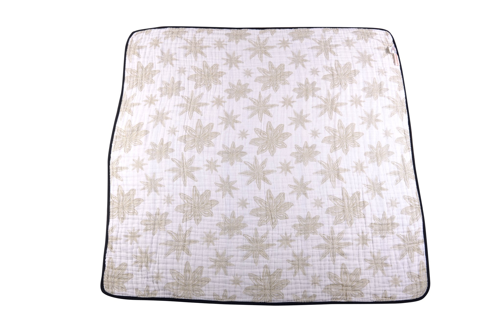 Pyramid and Boho Fields Cotton Muslin Newcastle Blanket featuring vibrant patterns and soft texture, perfect for kids.