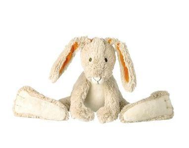 Rabbit Twine no. 3 Plush Animal by Happy Horse, featuring long ears and large feet, perfect for cuddling.