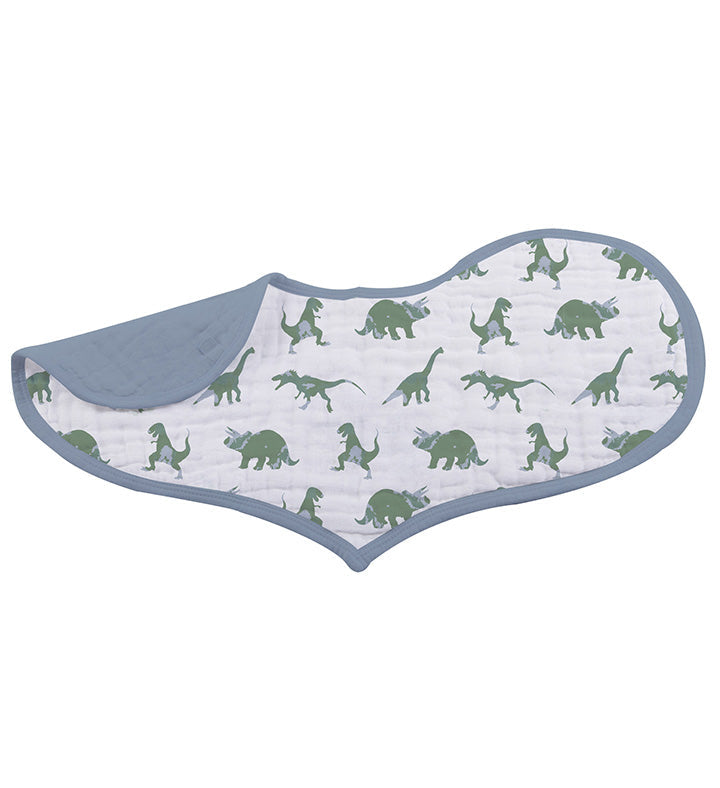 Rough Terrain Cotton Heart Bibs in soft natural cotton with heart design, featuring multiple snaps for adjustable fit.