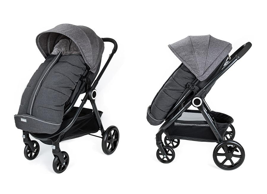 Universal Baby Stroller Footmuff in solid color, designed for newborns, showcasing soft cotton and silk materials for warmth and comfort.