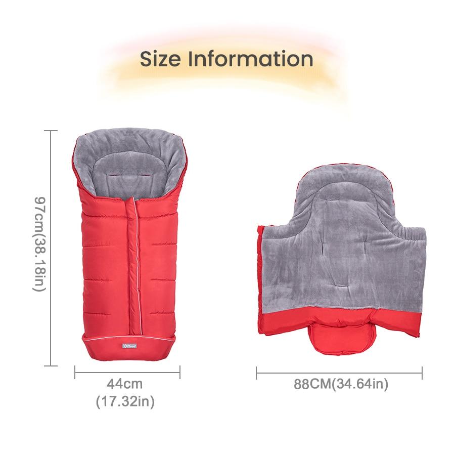 Universal Baby Stroller Footmuff in solid color, designed for newborns, showcasing soft cotton and silk materials for warmth and comfort.