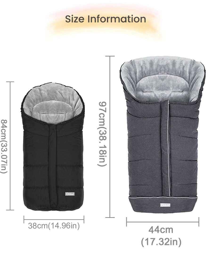 Universal Baby Stroller Footmuff in solid color, designed for newborns, showcasing soft cotton and silk materials for warmth and comfort.