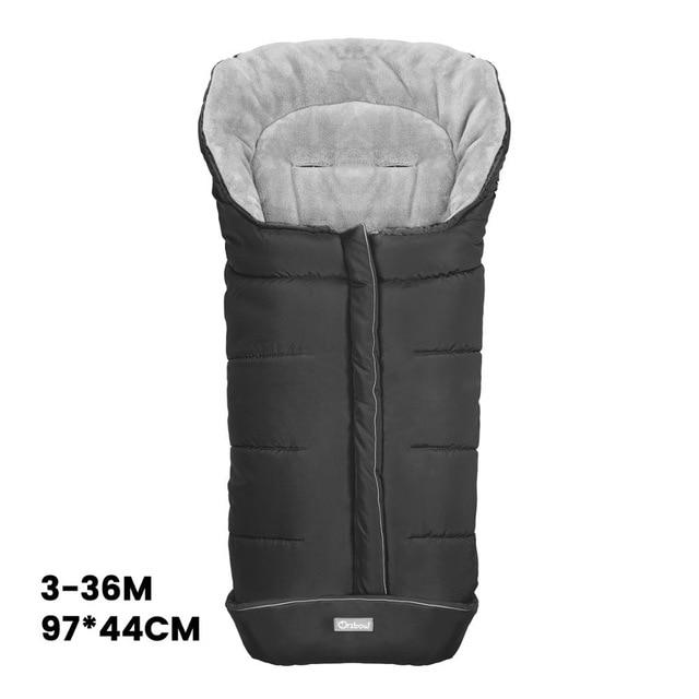 Universal Baby Stroller Footmuff in solid color, designed for newborns, showcasing soft cotton and silk materials for warmth and comfort.