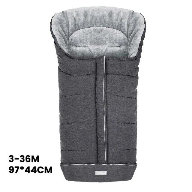 Universal Baby Stroller Footmuff in solid color, designed for newborns, showcasing soft cotton and silk materials for warmth and comfort.