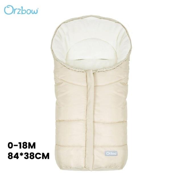 Universal Baby Stroller Footmuff in solid color, designed for newborns, showcasing soft cotton and silk materials for warmth and comfort.