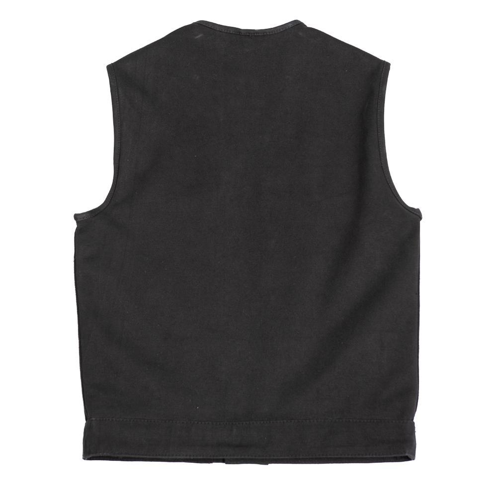 Born Free Fairfax V2 vest made of heavy-duty raw canvas with multiple pockets and concealed carry options.