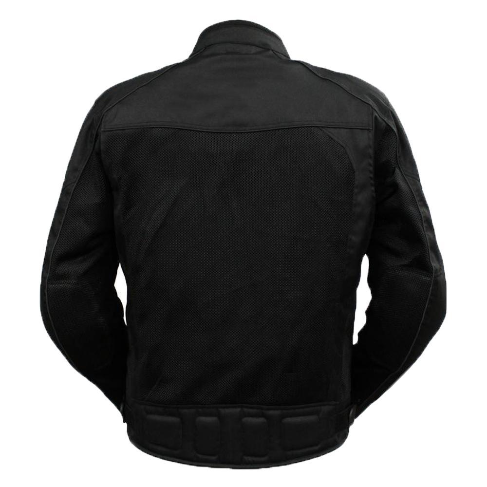 Classic Textile Men's Motorcycle Jacket made from durable Cordura material, featuring a stylish biker design with multiple pockets and removable armor.