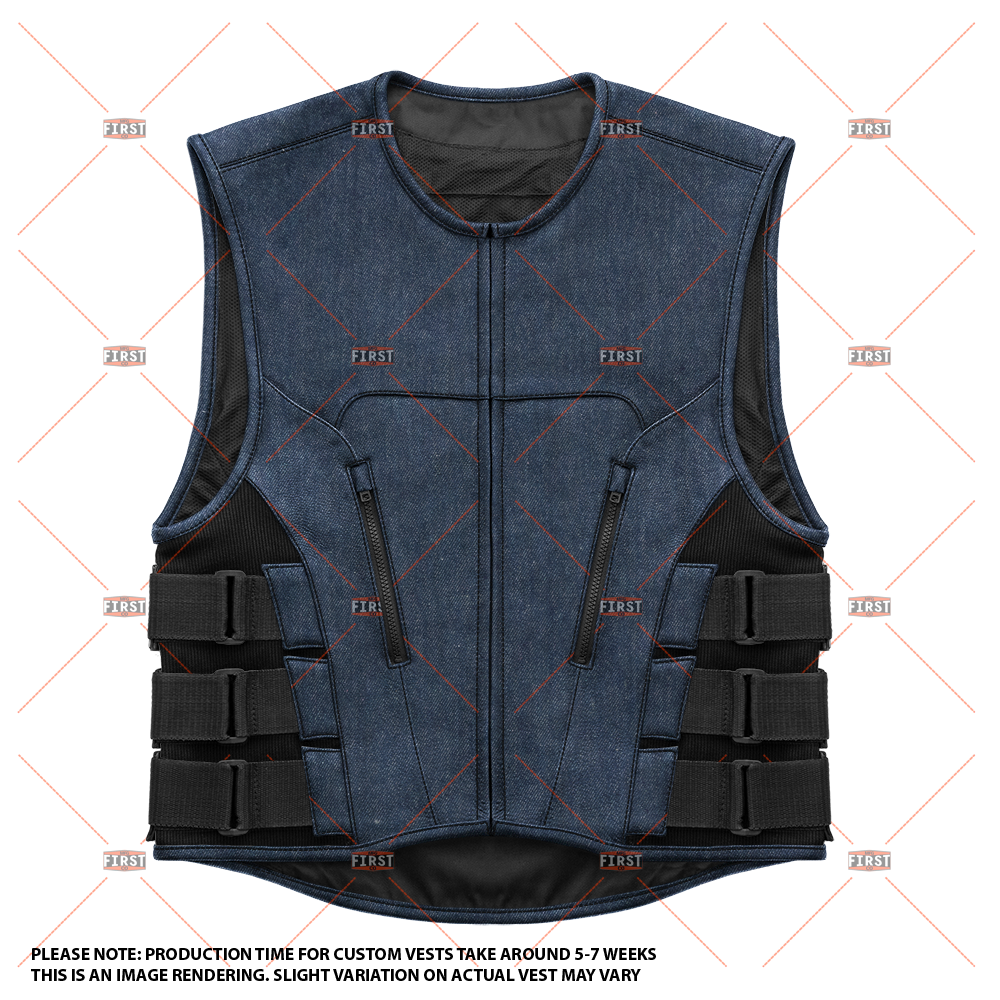 Custom Swat Style Vest featuring adjustable straps and multiple pockets for tactical use.