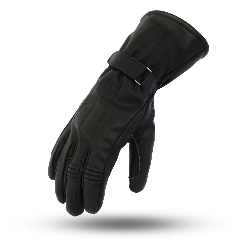 Denali fleece lined gauntlet gloves with Velcro closure and flexible back panels, perfect for winter activities.