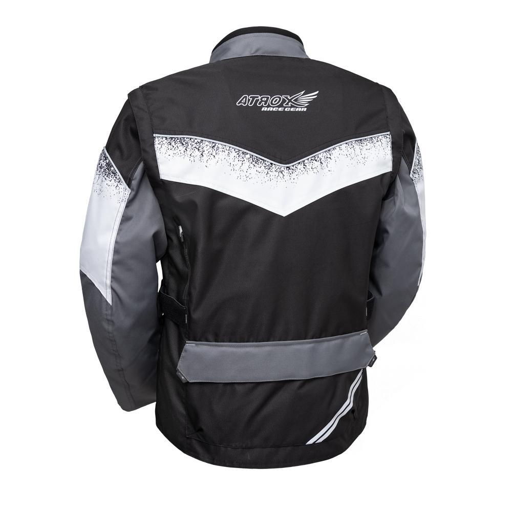 Endura Touring/Adventure Textile Jacket showcasing durable fabric, waterproof features, and adjustable fit for riders.