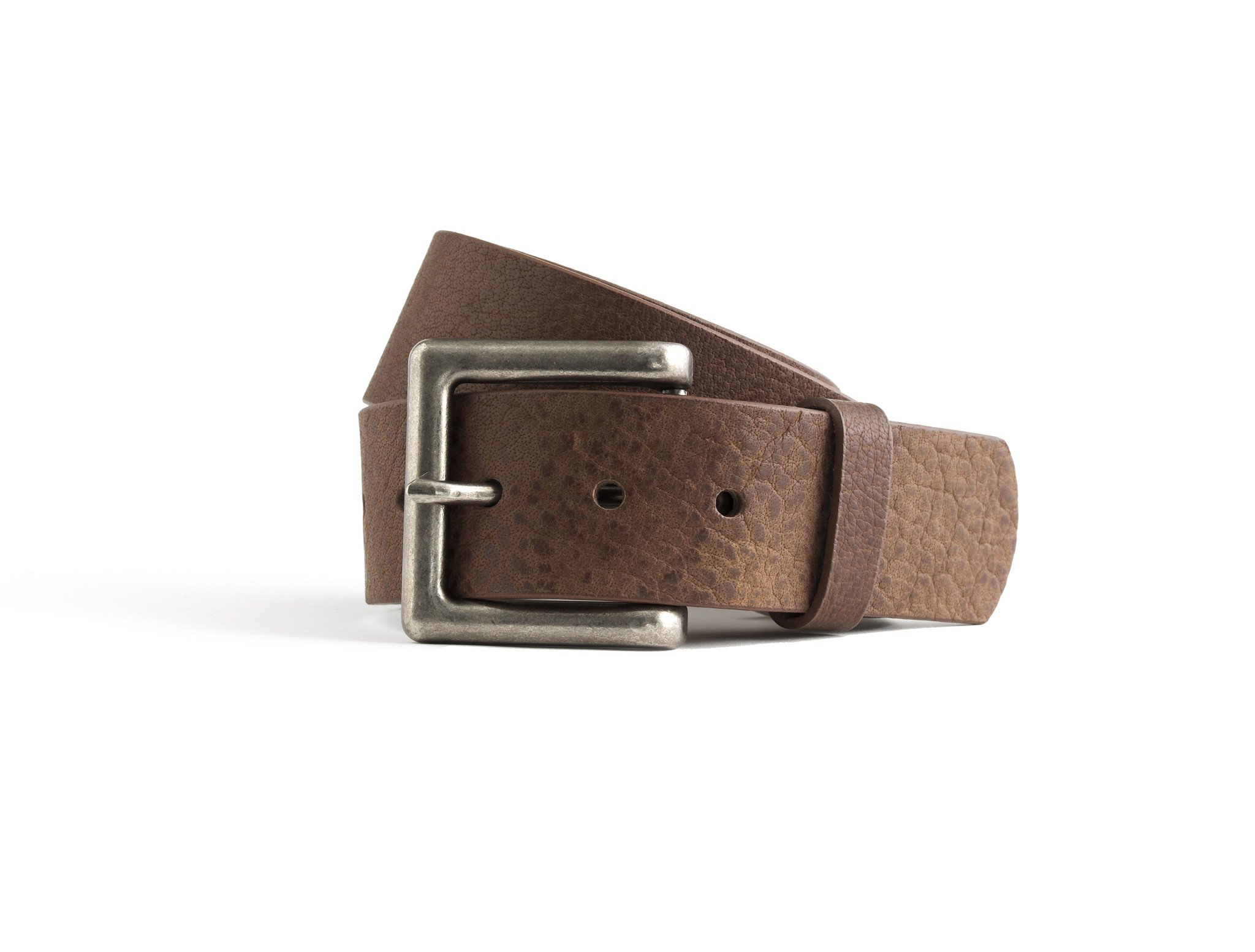 FIMB16003 leather belt, 1 3/4 inch wide, showcasing its quality and design.