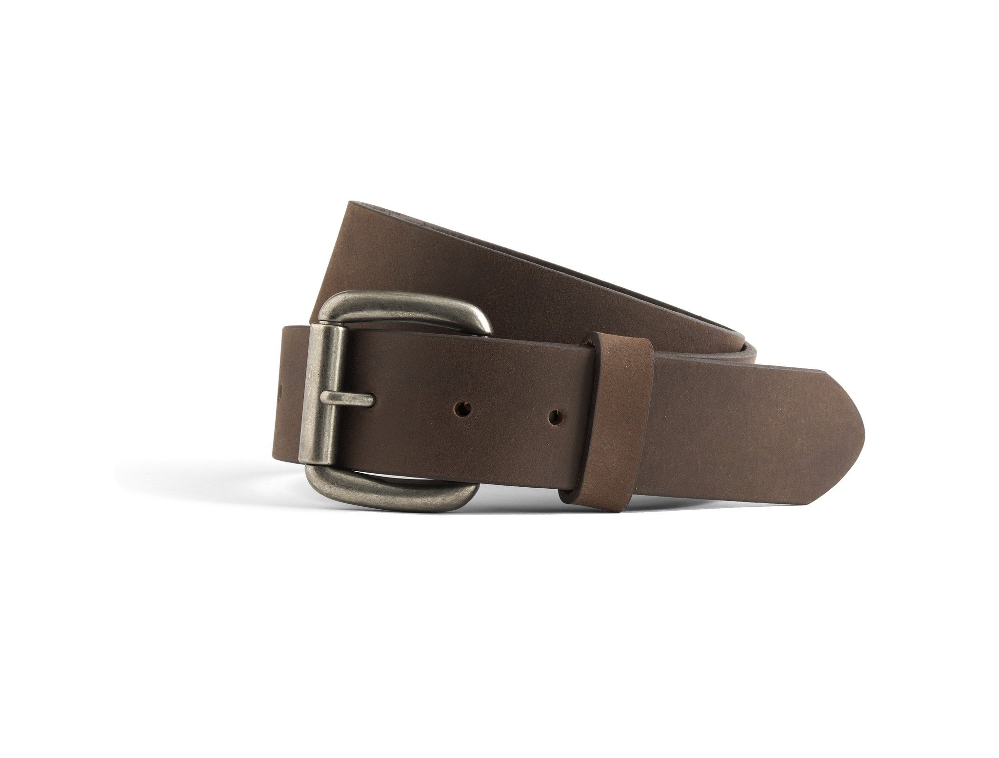 FIMB16000 leather belt, 1 1/2 inch wide, showcasing premium quality leather and stylish design.