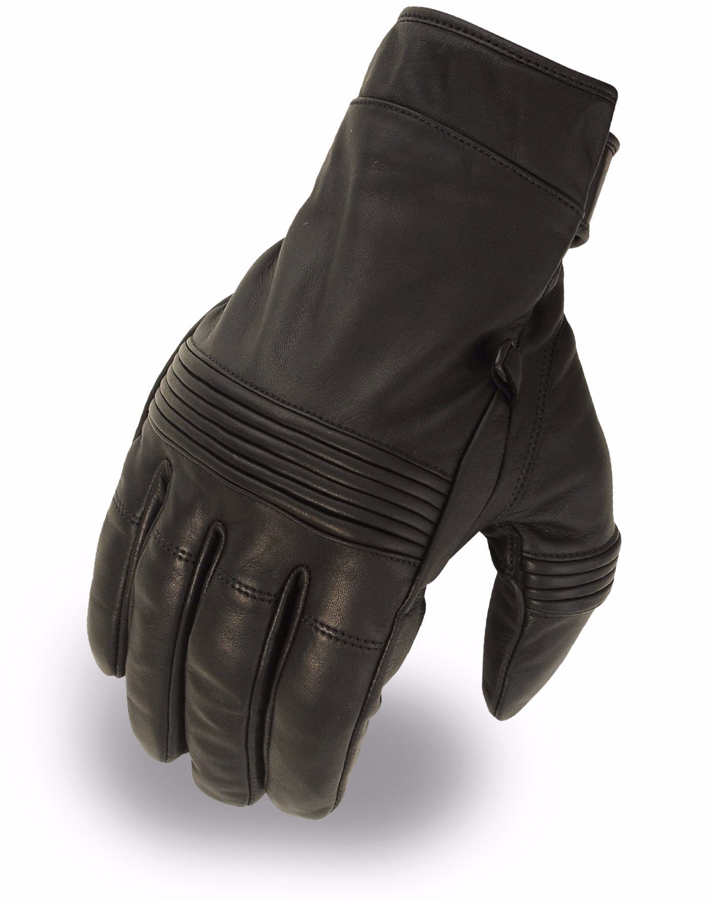 Men's waterproof glove with stretch knuckles, designed for outdoor activities in wet conditions.