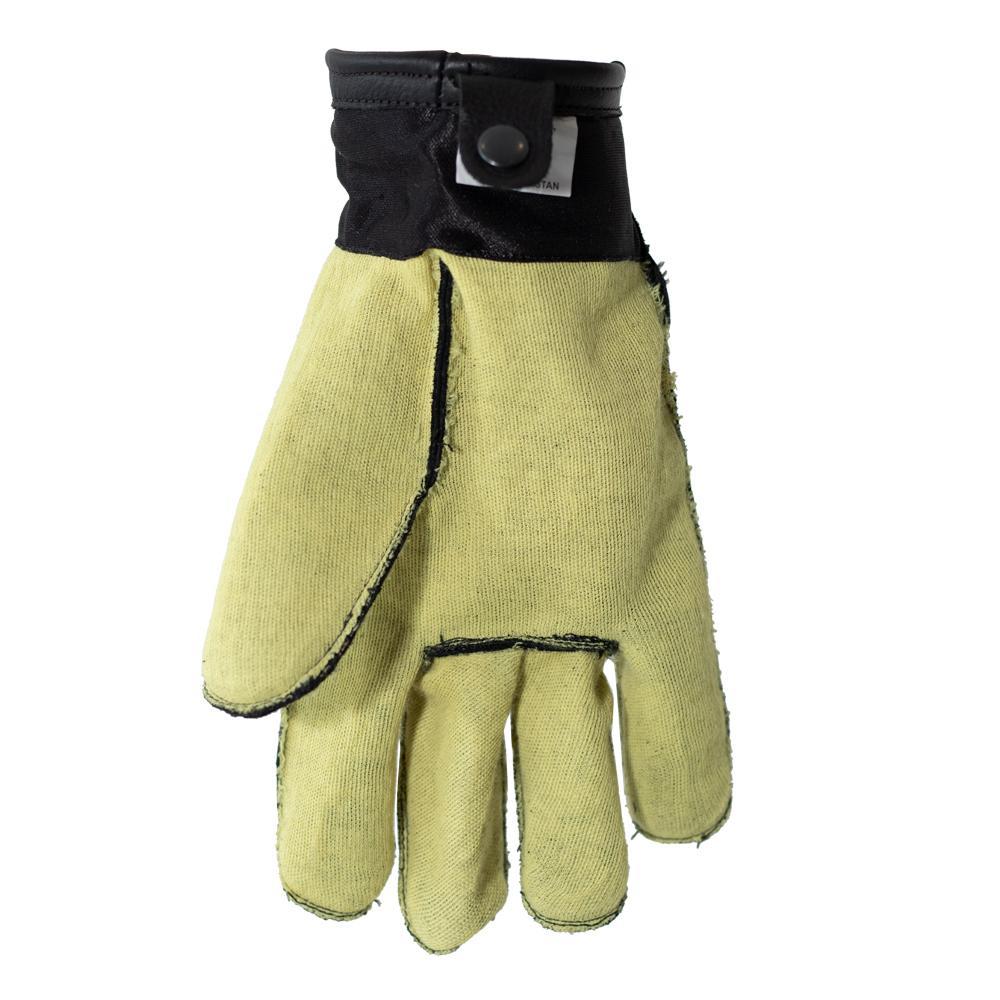 Pursuit Men's Motorcycle Gloves featuring DuPont™ Kevlar™ lined palm, made from deer touched cowhide leather with stylish branded snaps.