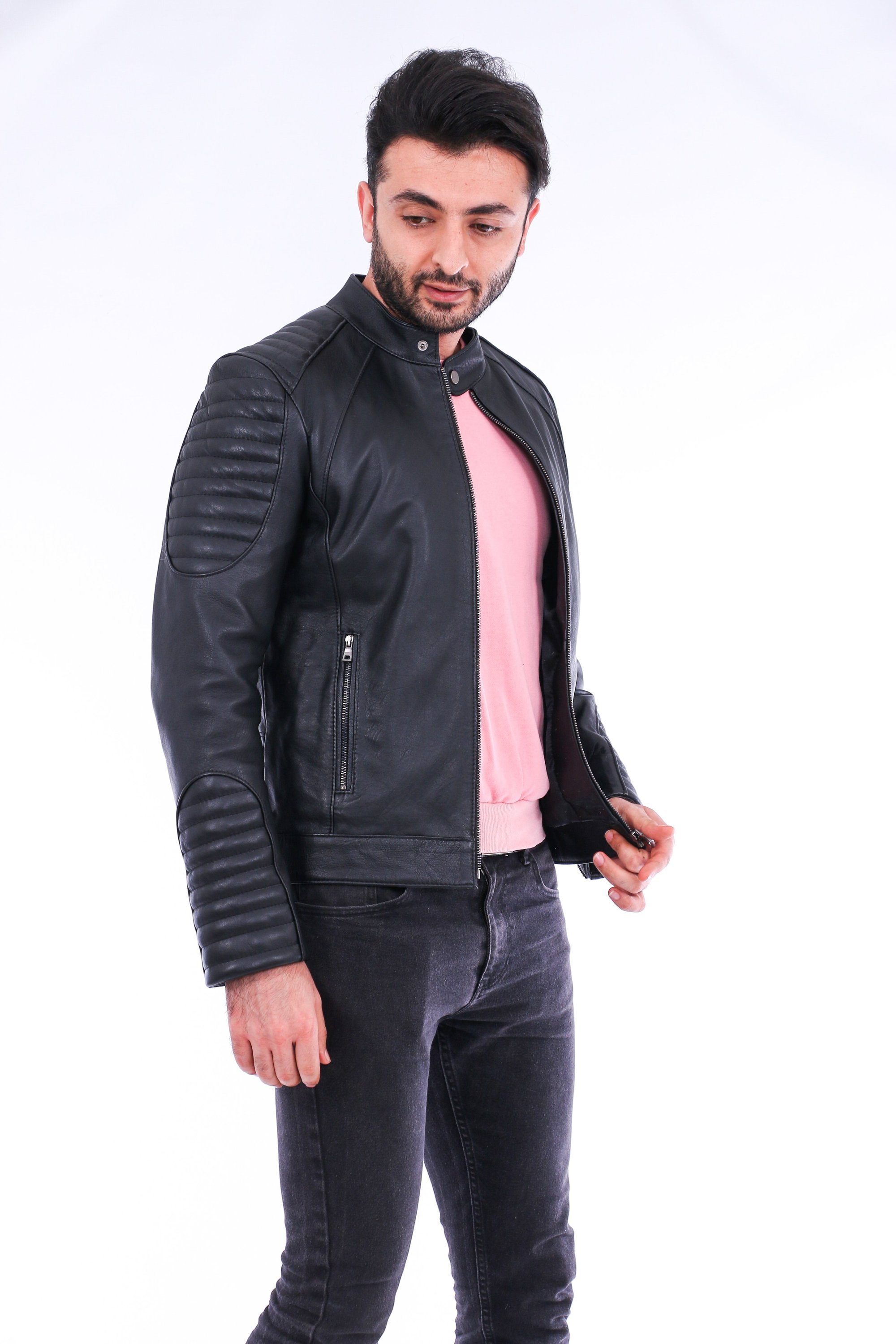 Main Sanremo Quilted Biker Jacket image