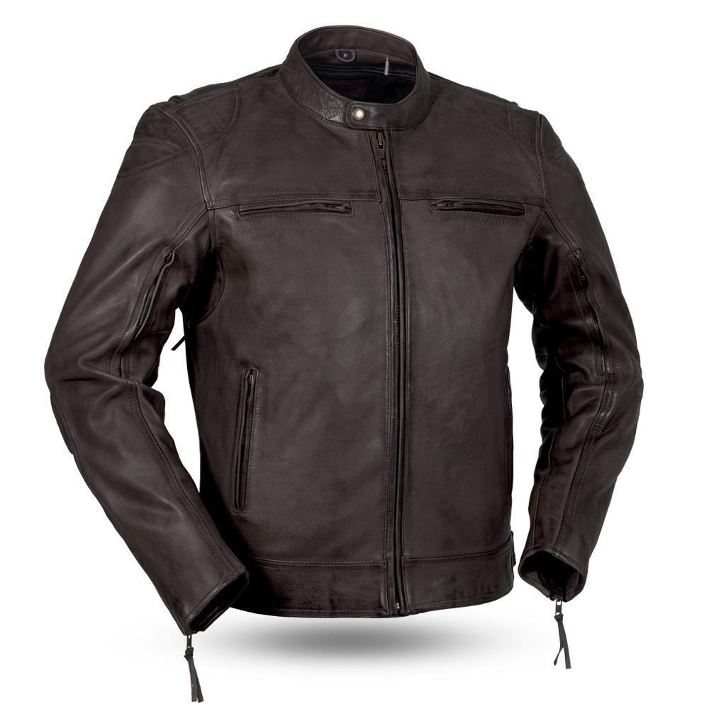 Top Performer jacket made from Diamond Naked Cowhide, featuring multiple pockets and ventilation.