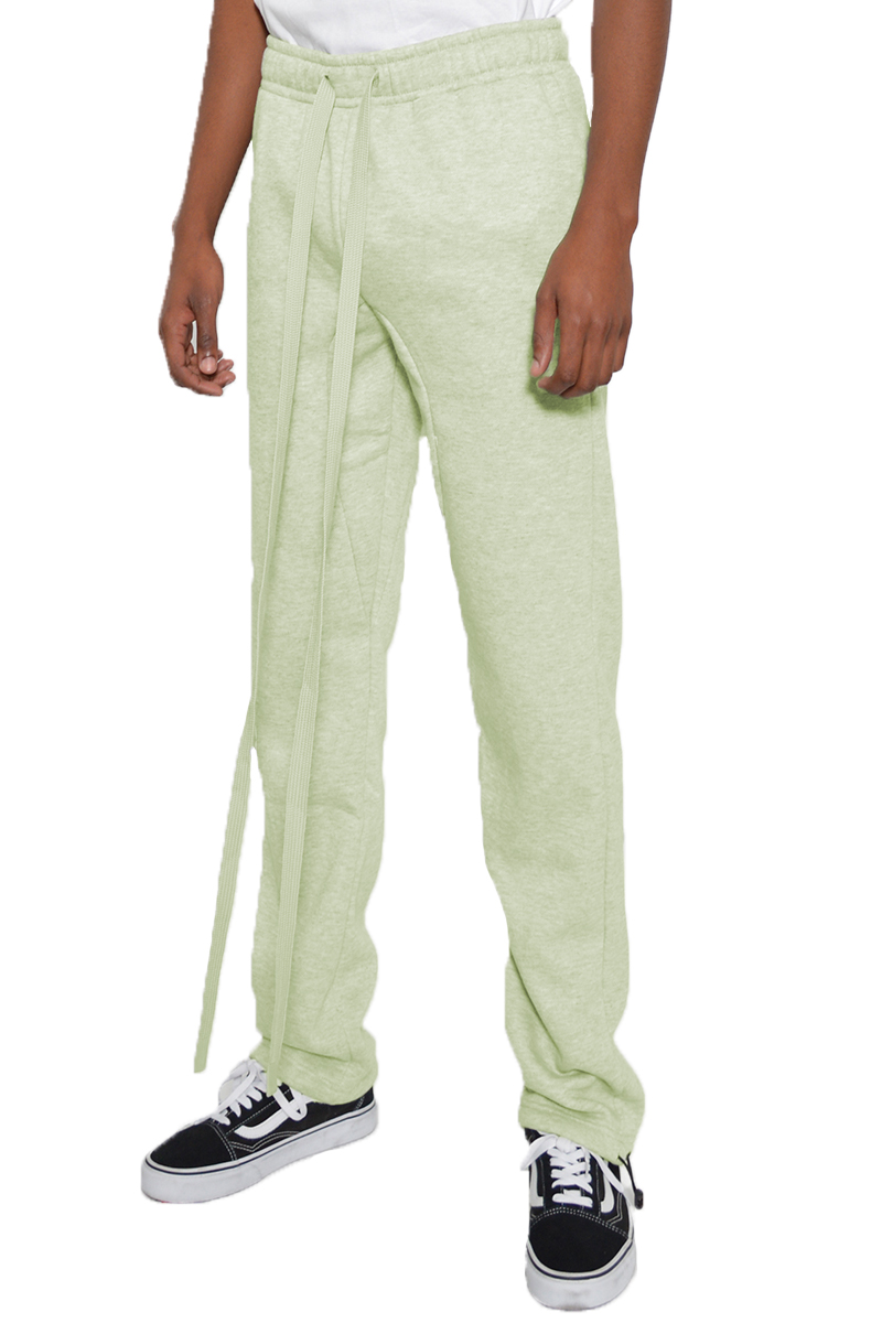 Cotton Fleece Toggle Sweats in a casual setting, showcasing elastic waist and ankle toggle.