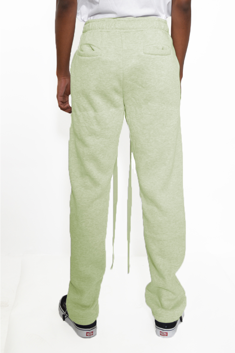 Cotton Fleece Toggle Sweats in a casual setting, showcasing elastic waist and ankle toggle.