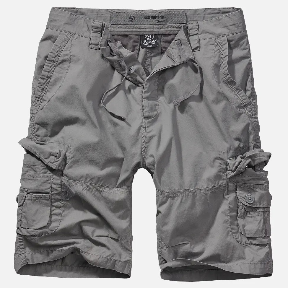 A pair of Ty Shorts made from lightweight cotton, featuring a slim cut, drawstring waistband, and multiple pockets for convenience.