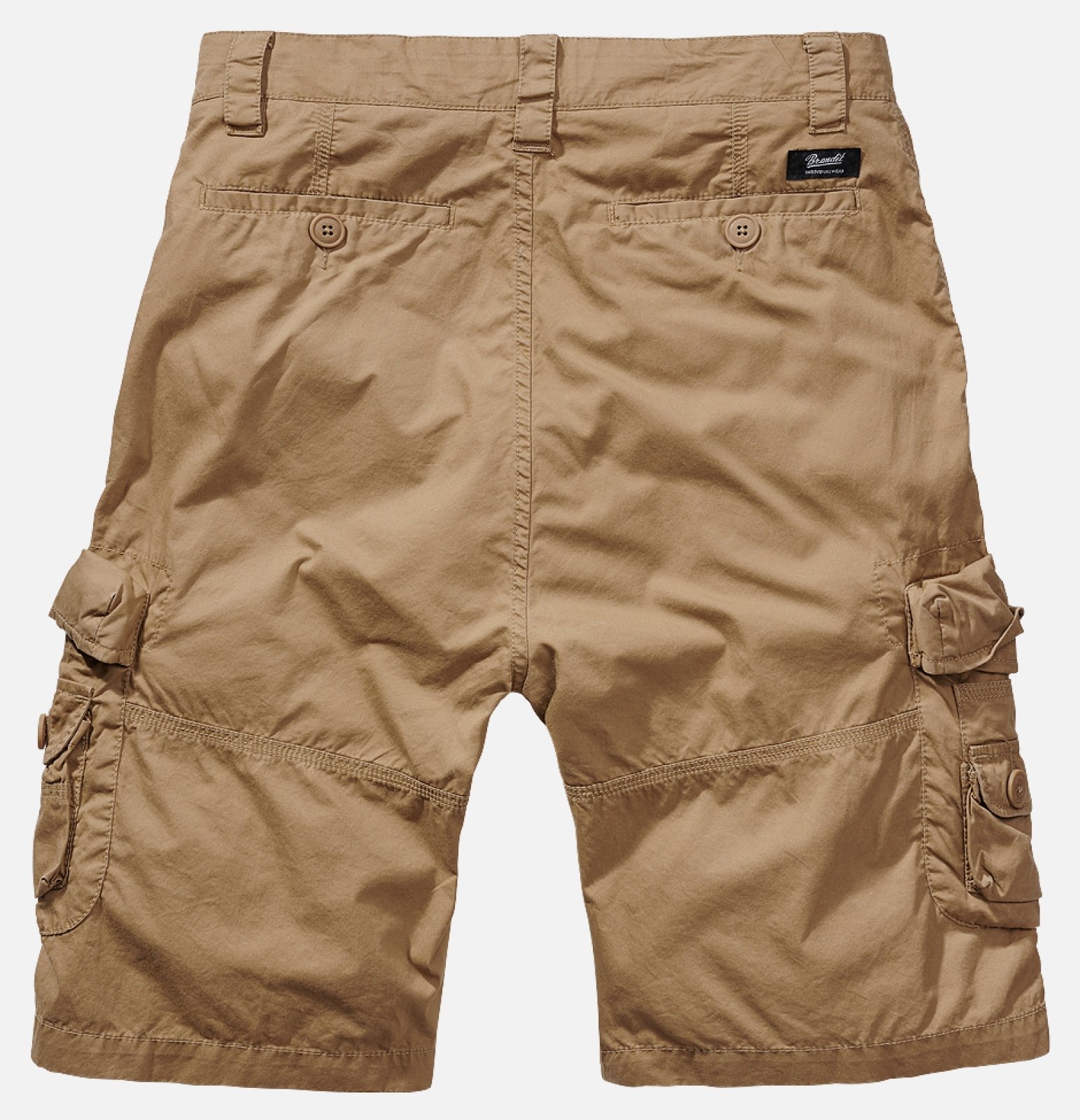 A pair of Ty Shorts made from lightweight cotton, featuring a slim cut, drawstring waistband, and multiple pockets for convenience.