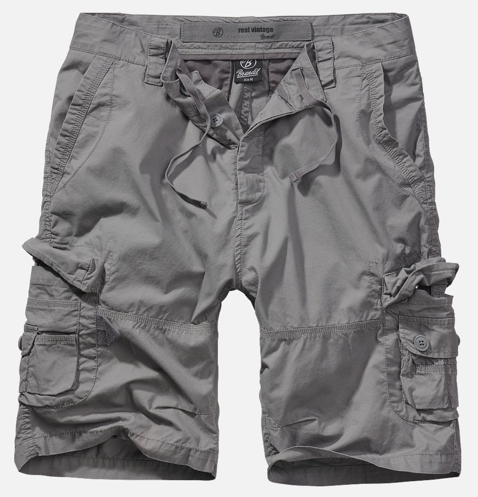 A pair of Ty Shorts made from lightweight cotton, featuring a slim cut, drawstring waistband, and multiple pockets for convenience.