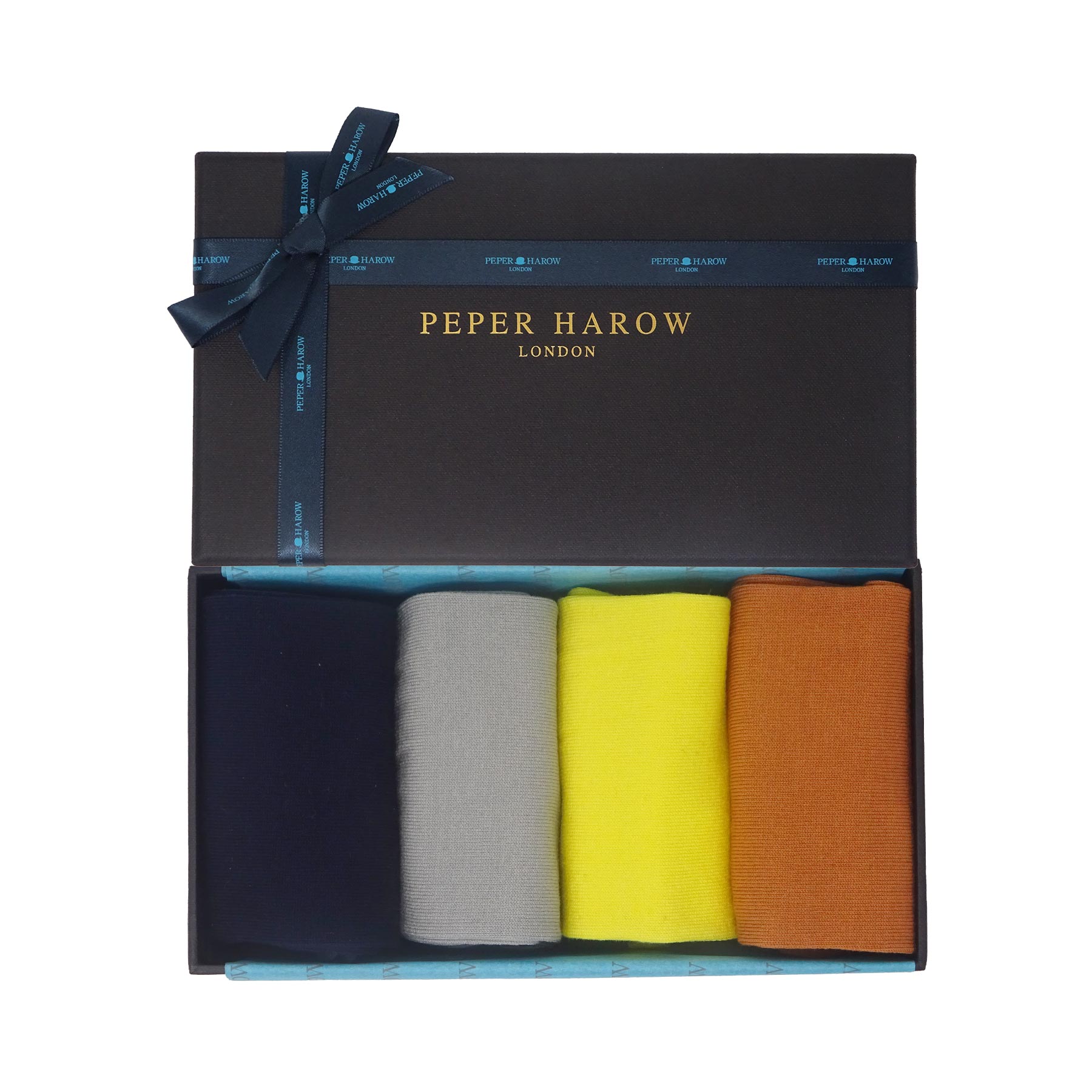 Classic Men's Socks in vibrant Sunshine yellow, made from luxurious Mercerised Egyptian cotton, featuring a seamless toe design.