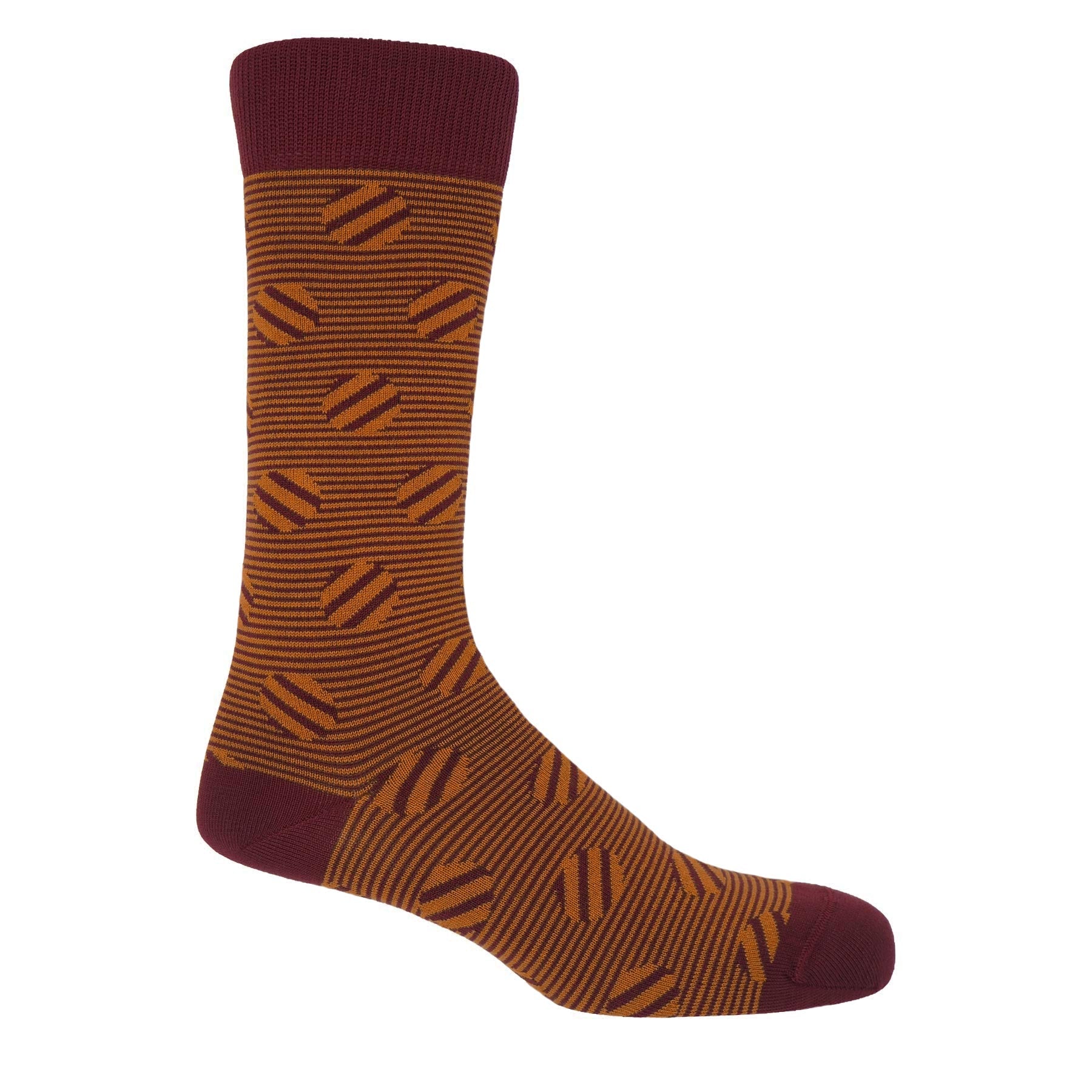 Ember Men's Gift Box featuring four pairs of luxury socks in vibrant colors and patterns, perfect for stylish gentlemen.