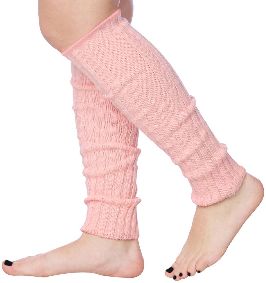 Isadora Paccini 80s women's ribbed leg warmers in vibrant colors, showcasing their stylish design and ribbed texture.