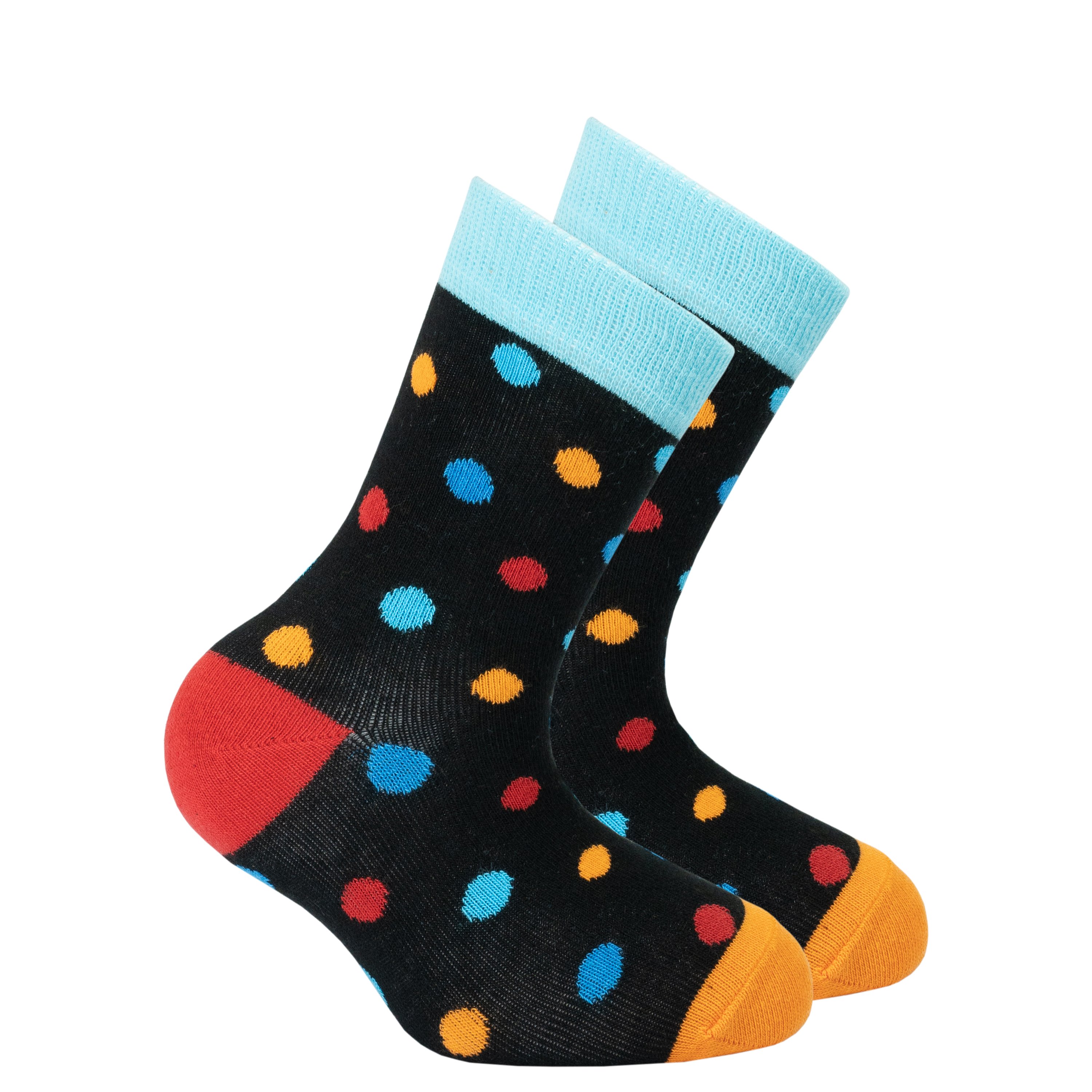 Main Kids Black Sky Dot Socks image