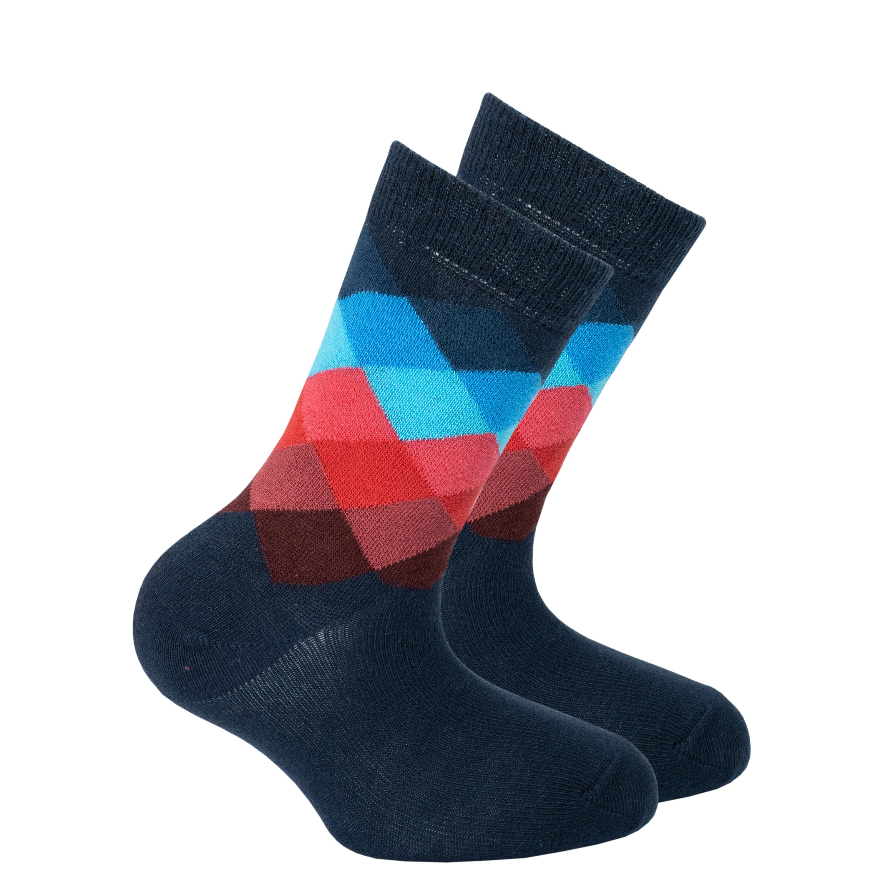 Main Kids Navy Paradise Diamond Socks image