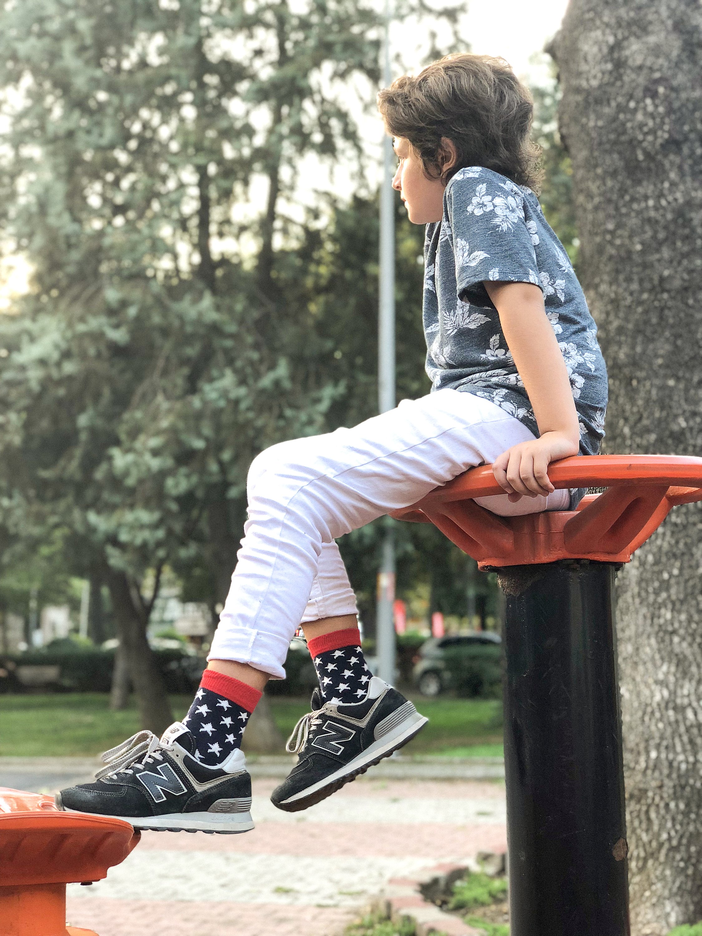 Colorful Kids Patriot Socks featuring trendy patterns and premium cotton material, perfect for stylish kids.