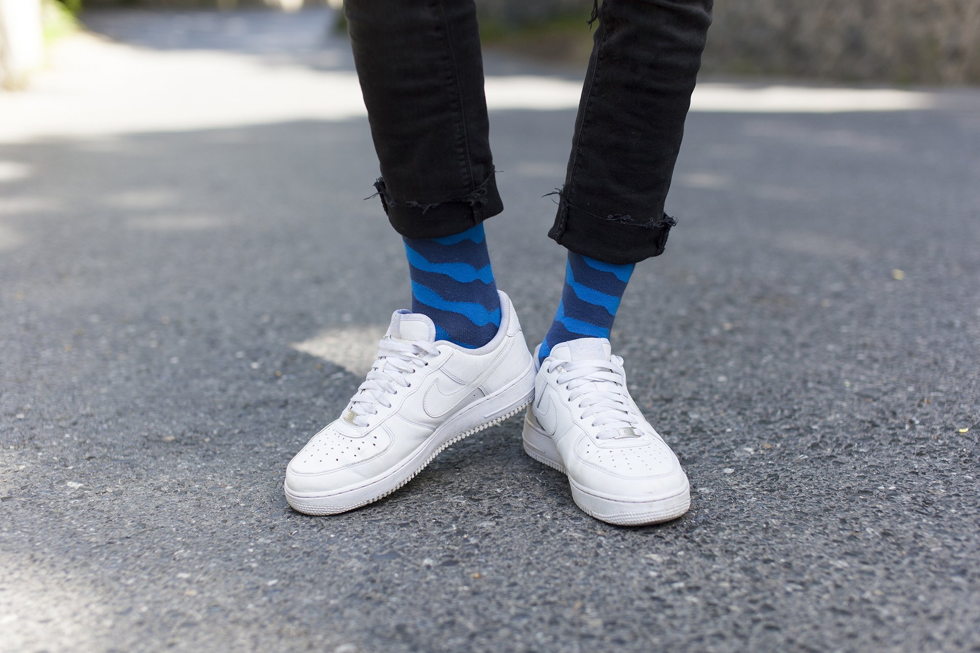 Men's Admiral Wave Socks featuring colorful designs and premium cotton material for comfort and style.