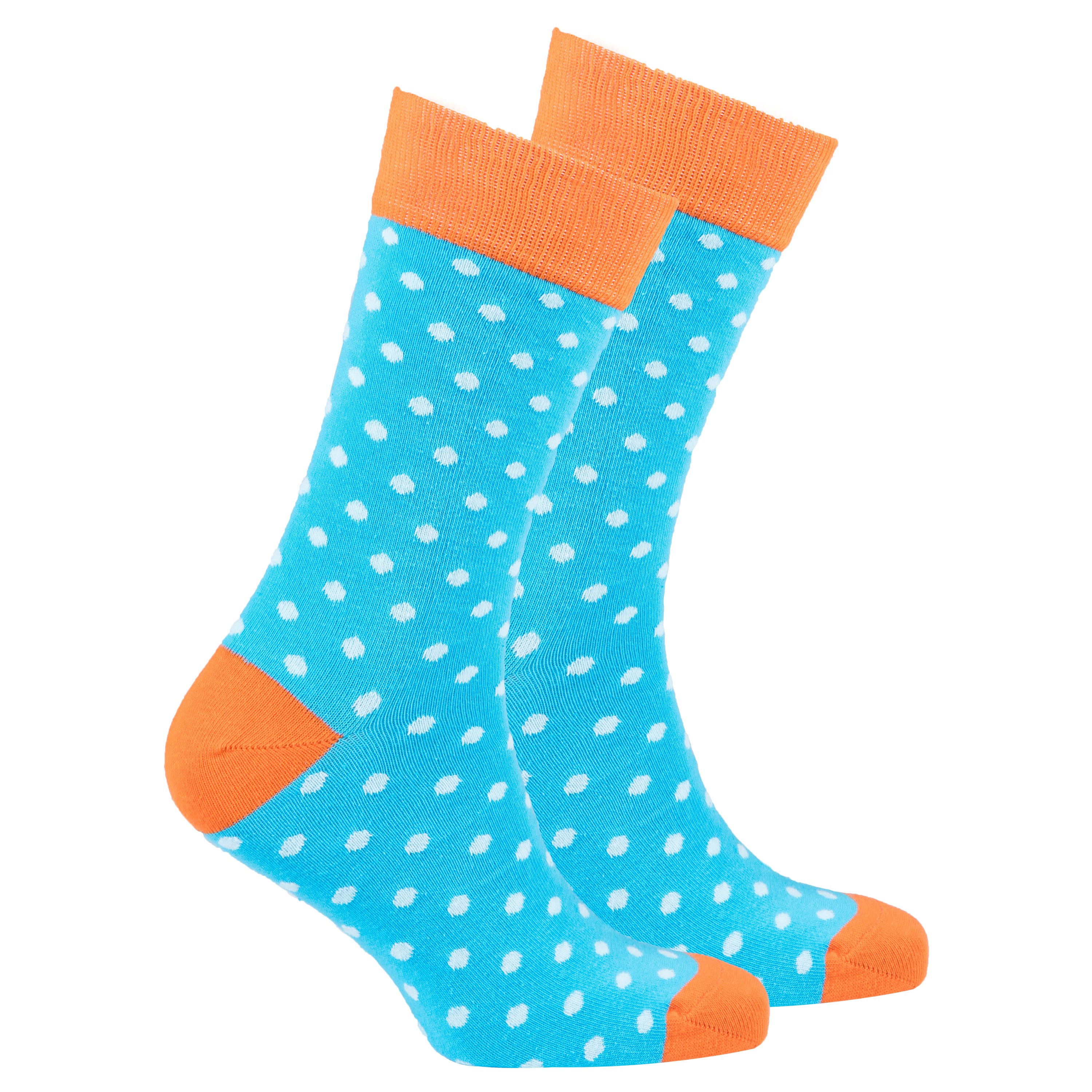 Men's Arctic Dot Socks featuring colorful patterns and premium cotton material, perfect for stylish comfort.