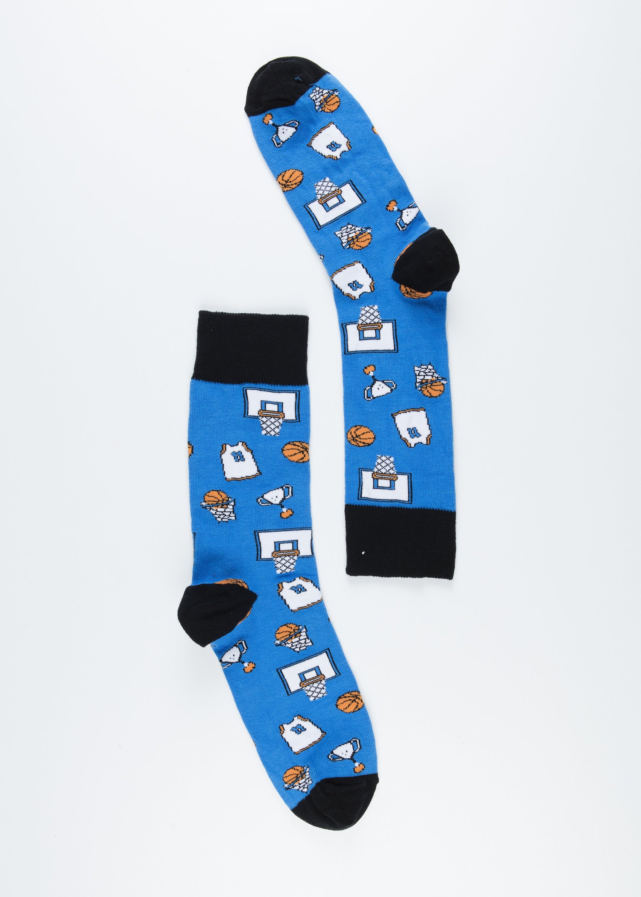 Men's Basketball Socks featuring colorful designs and soft Turkish cotton for comfort and style.