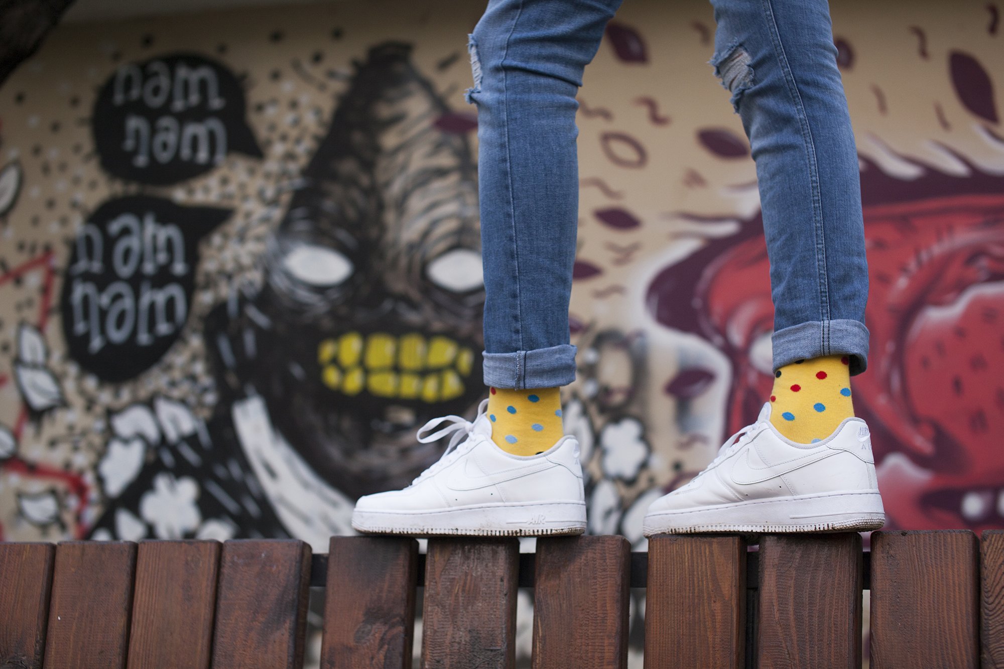 Men's Blazing Yellow Dot Socks featuring a vibrant yellow color with playful dot patterns, made from soft Turkish cotton for comfort.