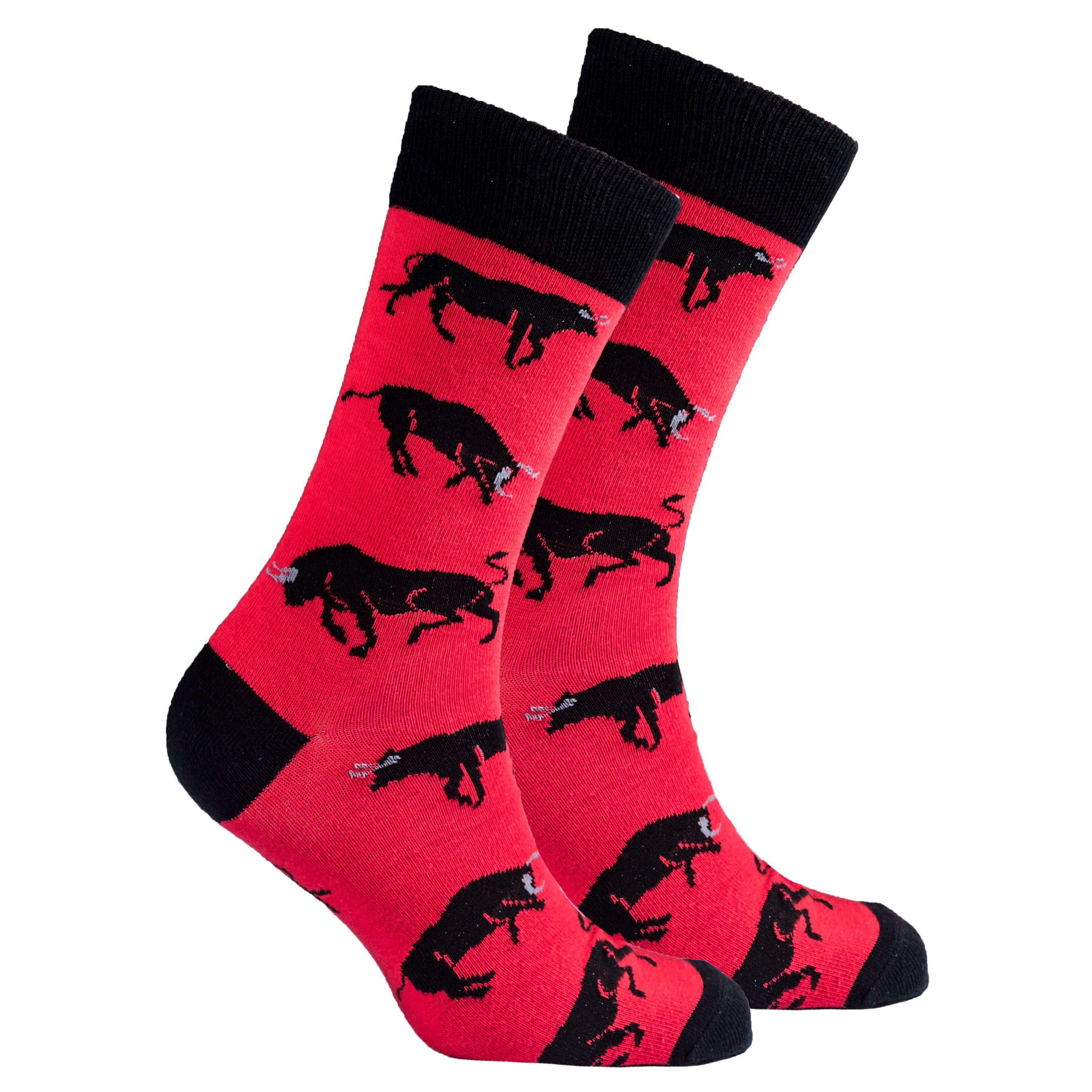 Men's Bulls Socks featuring colorful designs and premium cotton material for comfort and style.