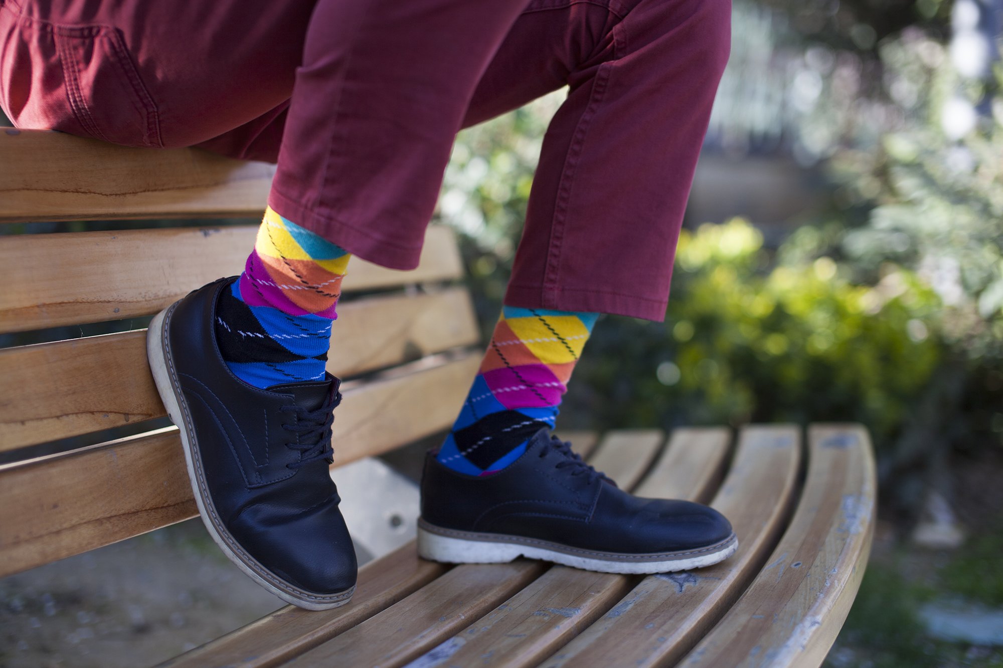 Men's Chic Mix Set Socks featuring colorful designs and premium Turkish cotton for comfort and style.