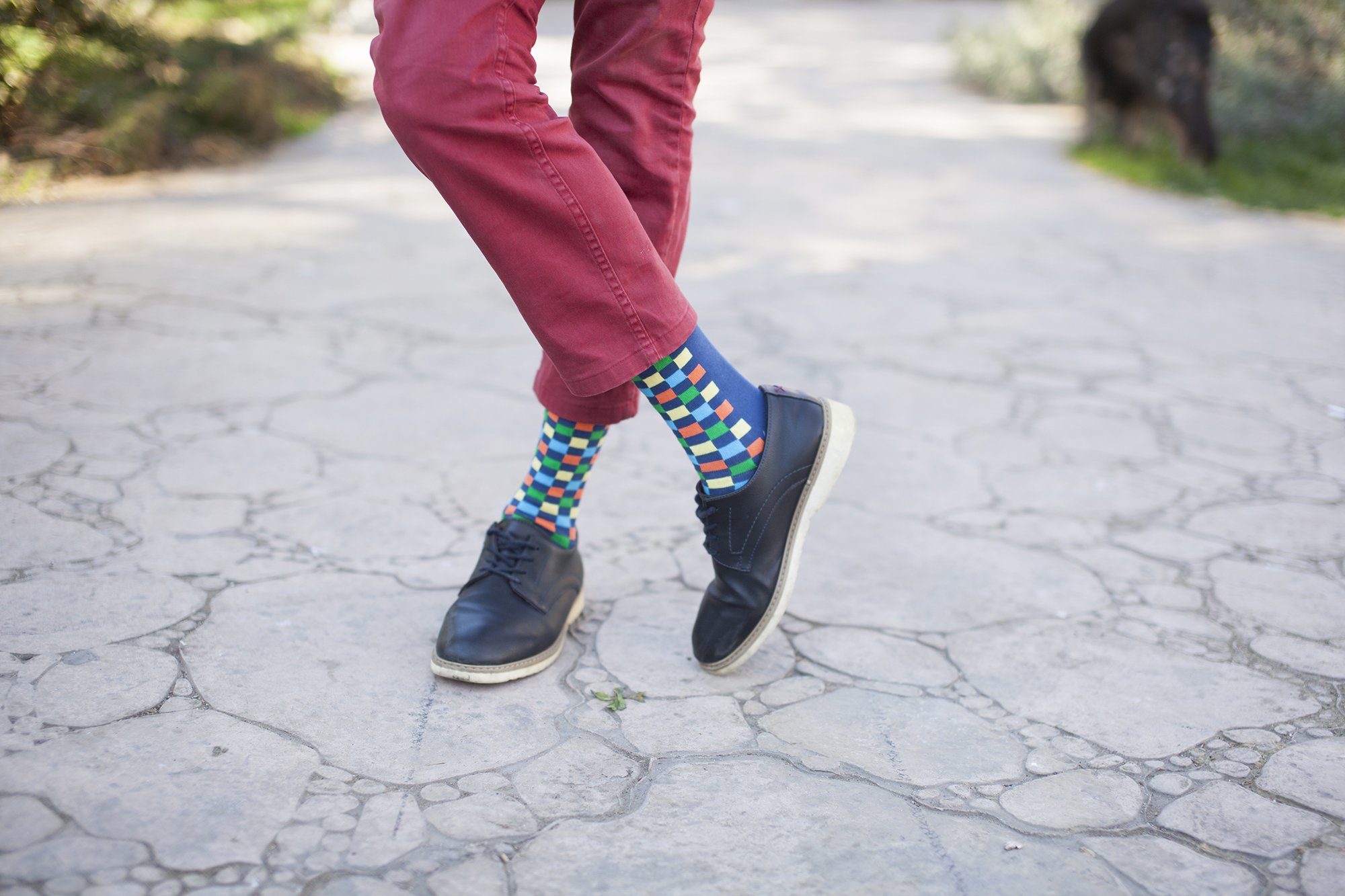 Men's Chic Mix Set Socks featuring colorful designs and premium Turkish cotton for comfort and style.