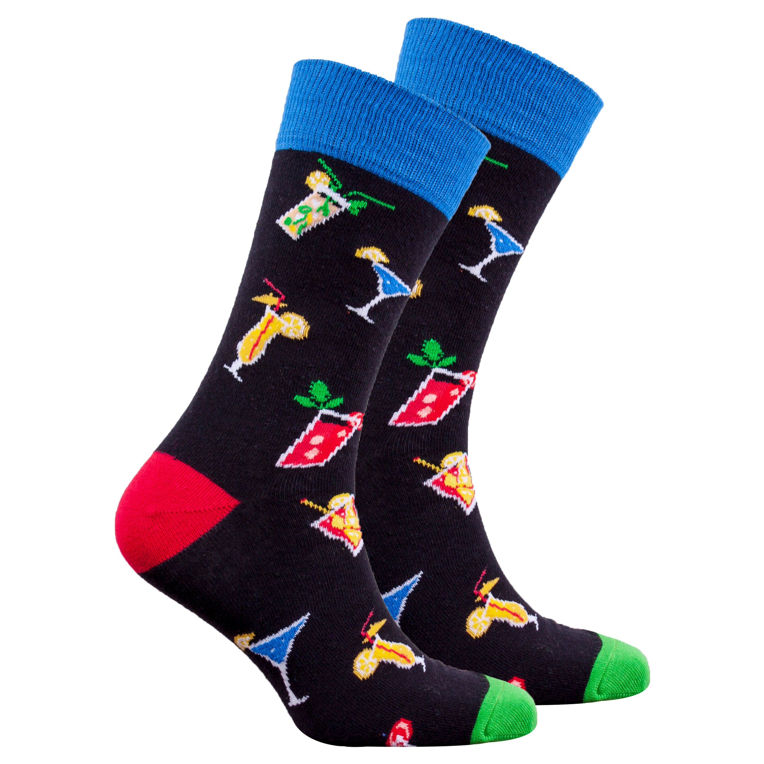 Men's Cocktail Socks featuring vibrant colors and trendy patterns, perfect for adding style to any outfit.