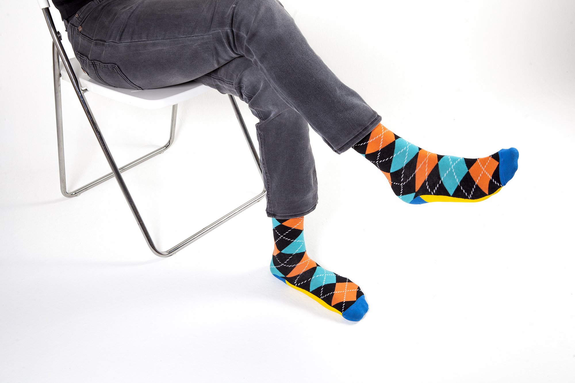 Men's Dapper Mix Set Socks featuring colorful designs and premium Turkish cotton for comfort and style.