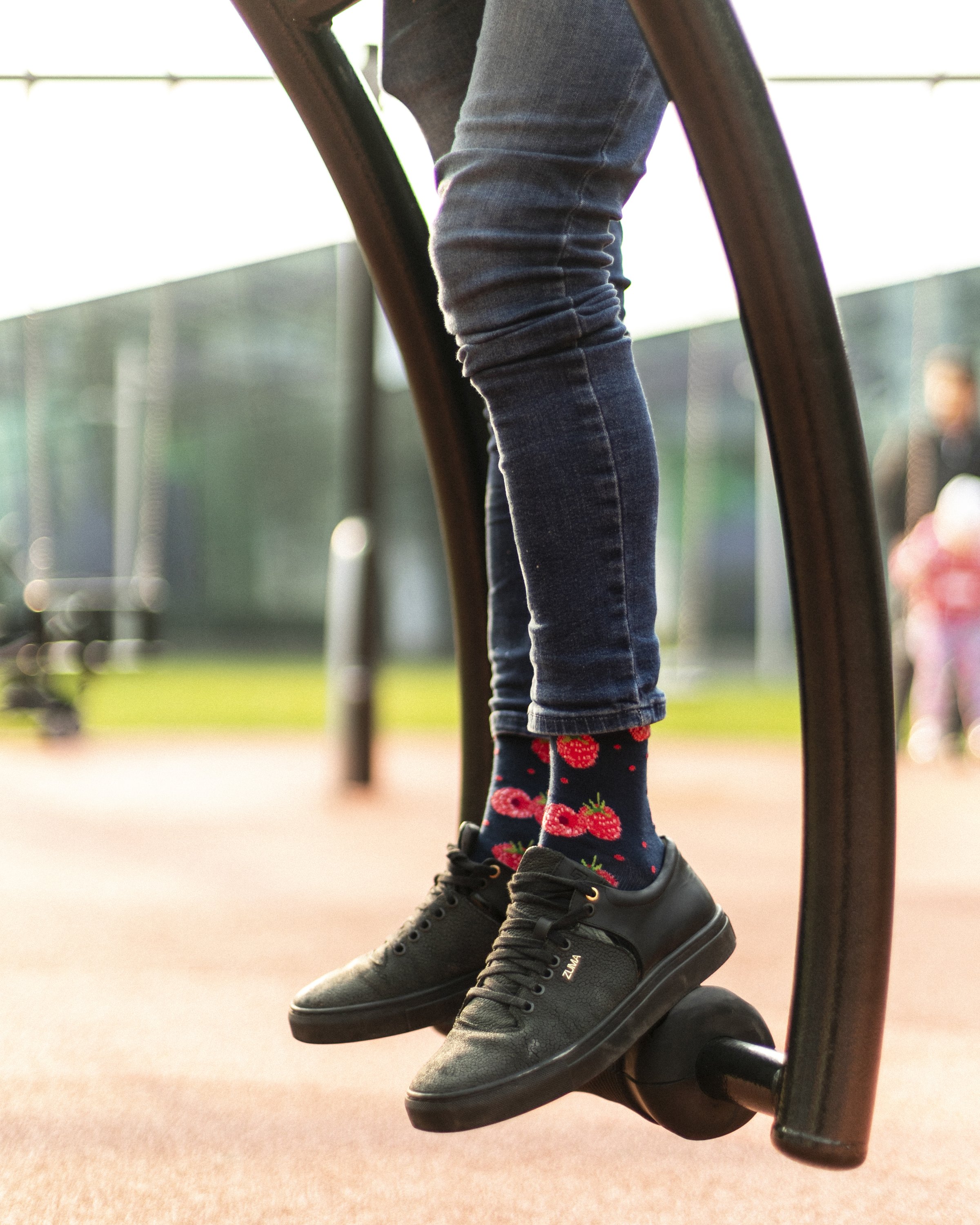 Men's Delightful Fruits Socks featuring colorful fruit patterns, made from soft Turkish cotton for comfort and style.