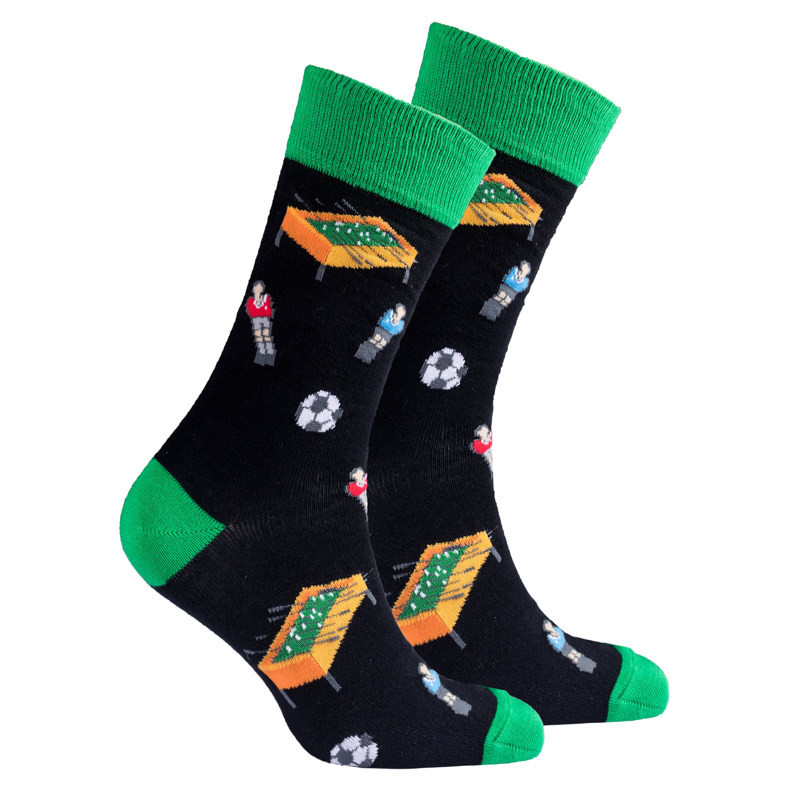 Colorful and trendy Men's Fooseball Socks made from soft Turkish cotton, designed for comfort and style.