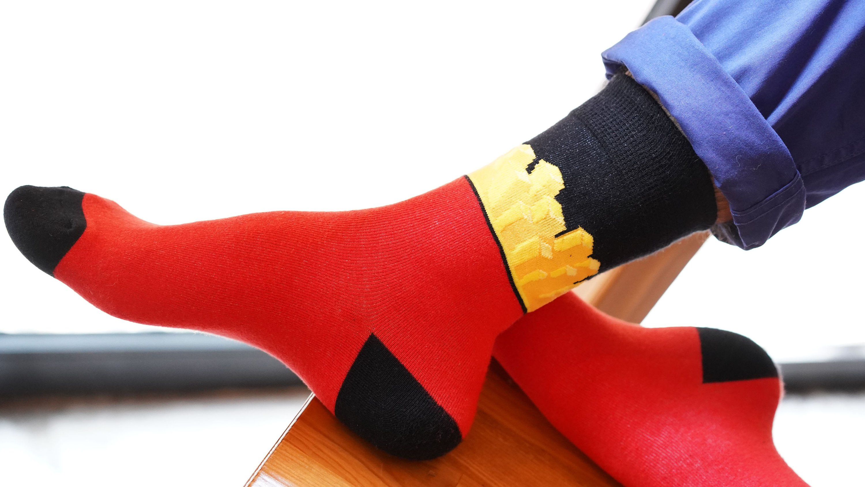 Men's Fries Socks featuring colorful designs made from soft Turkish cotton, perfect for adding a fun touch to any outfit.