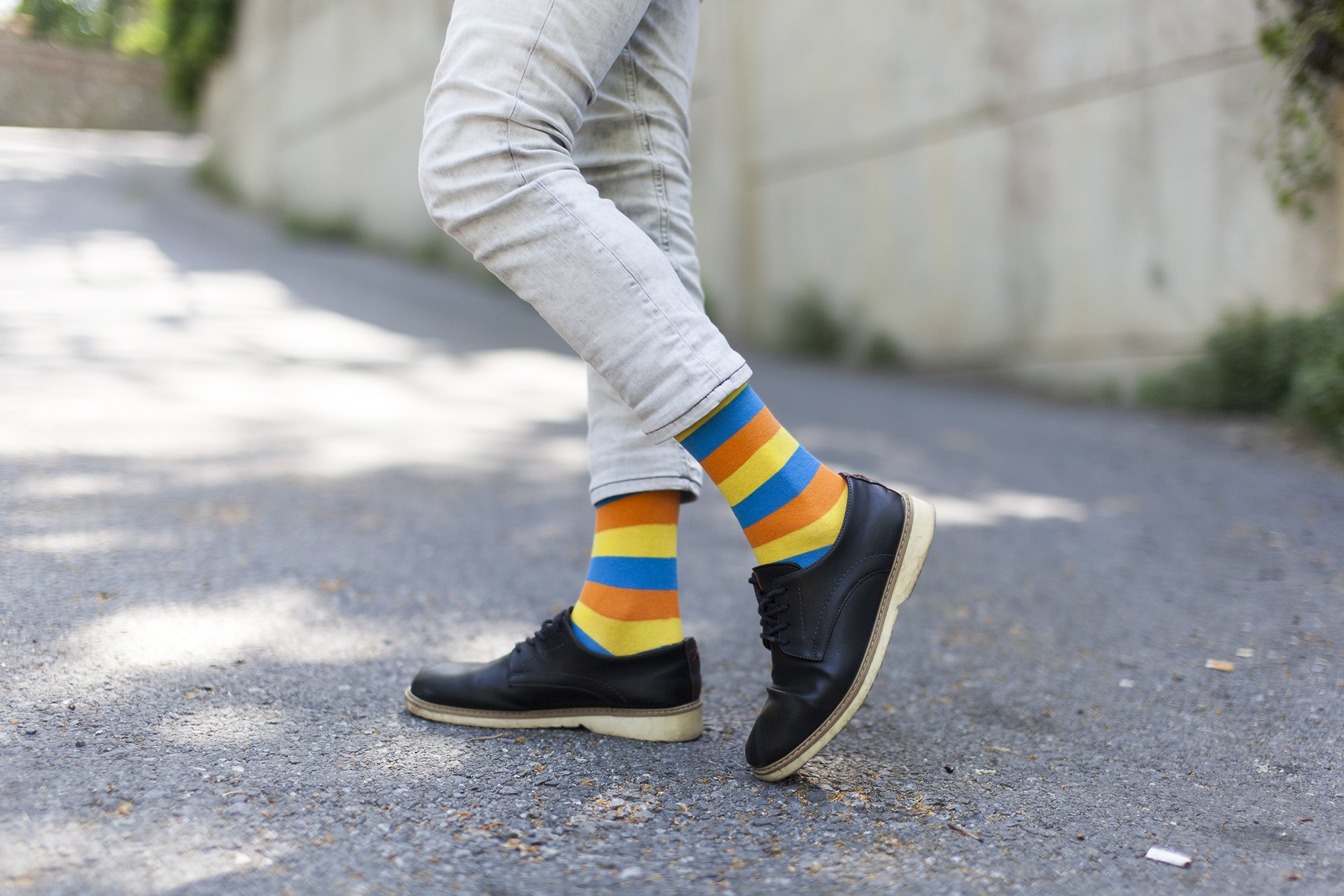 Men's Funky Mix Set Socks featuring colorful designs and premium Turkish cotton for comfort and style.