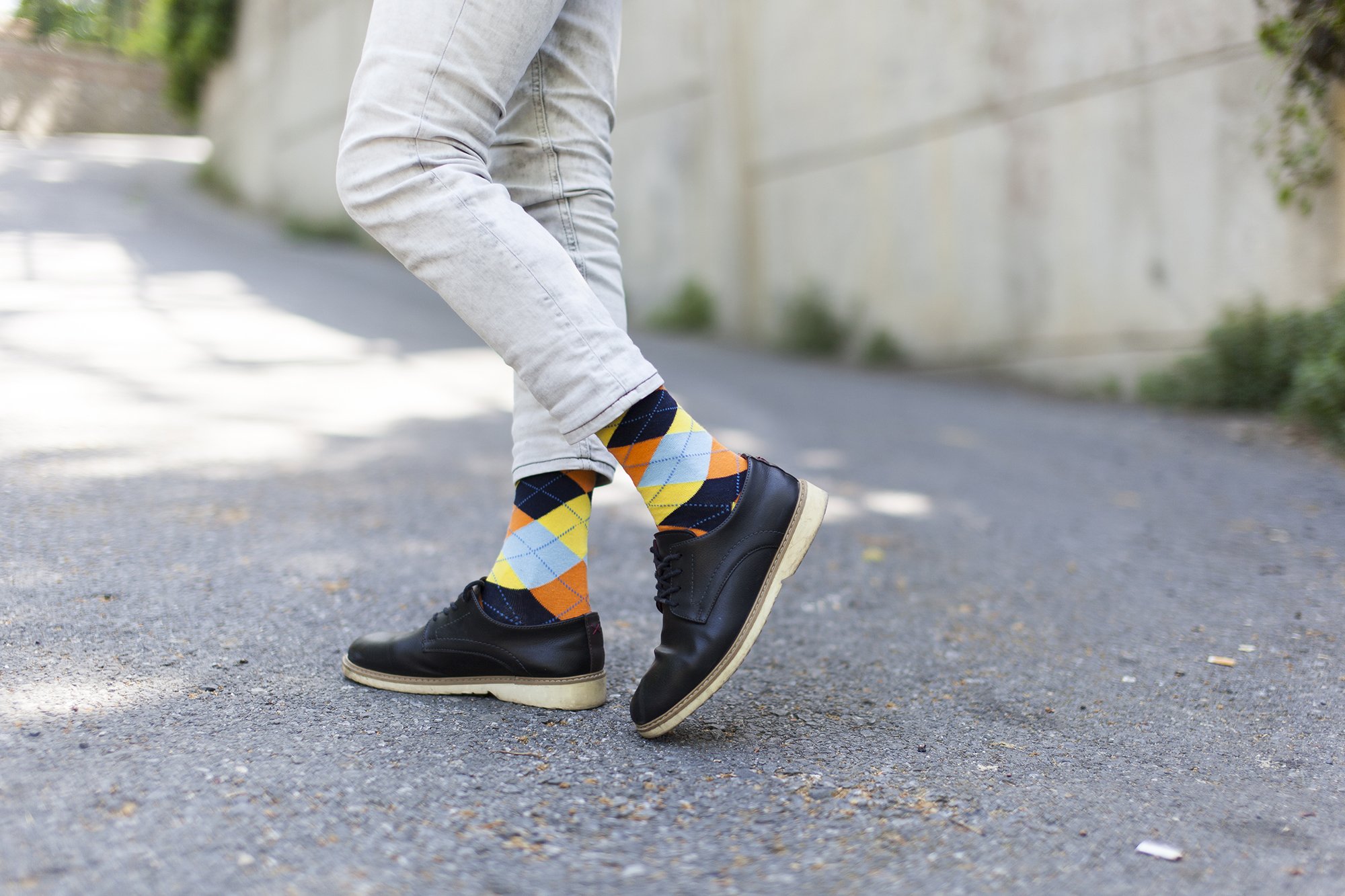 Men's Funky Mix Set Socks featuring colorful designs and premium Turkish cotton for comfort and style.