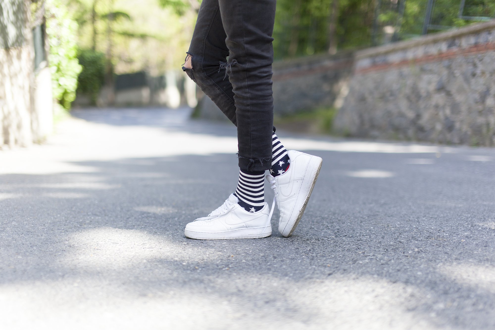 Men's July 4th Socks featuring vibrant colors and trendy patterns, perfect for celebrating Independence Day.