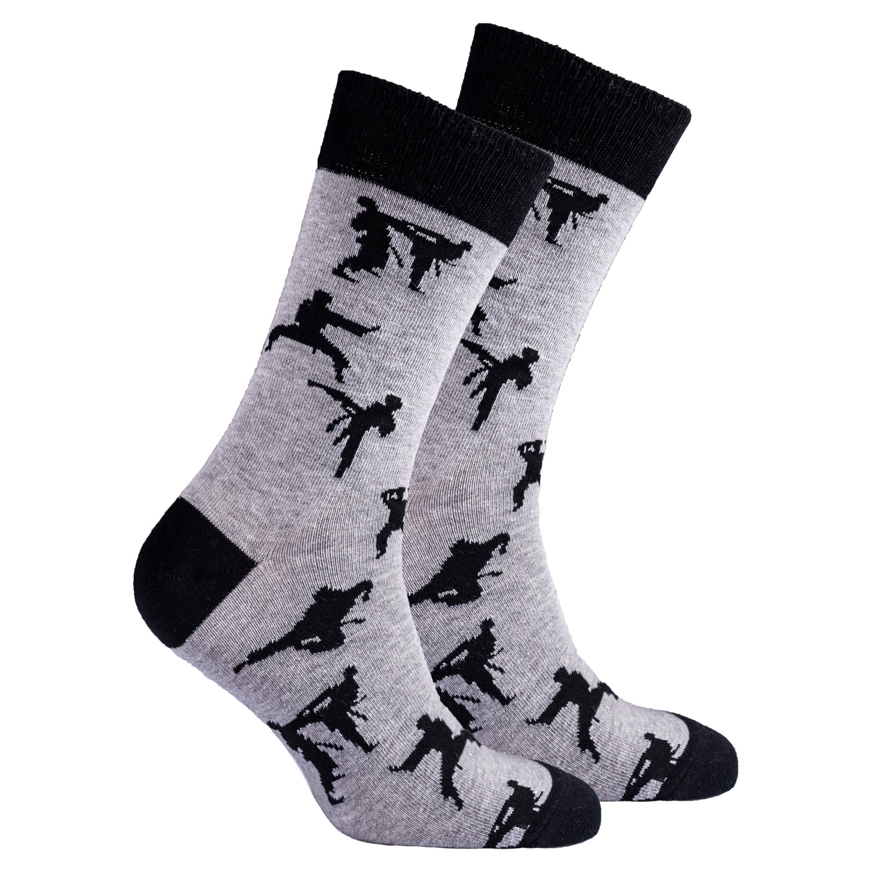 Men's Karate Socks featuring colorful designs and premium cotton fabric for comfort and style.